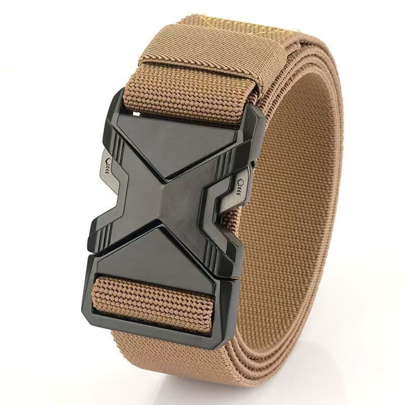 Mens Automatic Buckle Stretch Belt