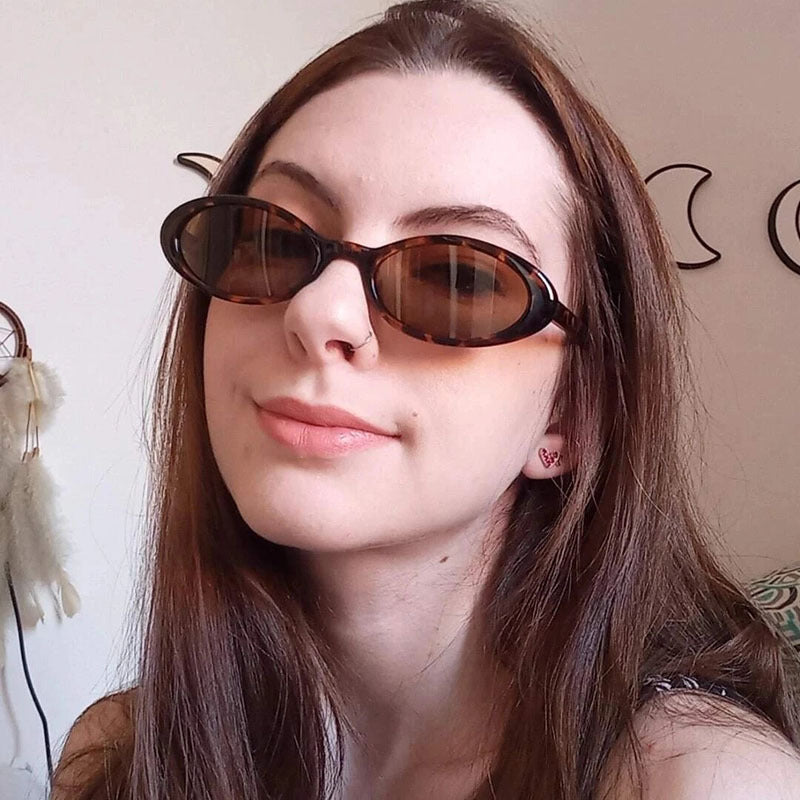 Retro Oval Sunglasses