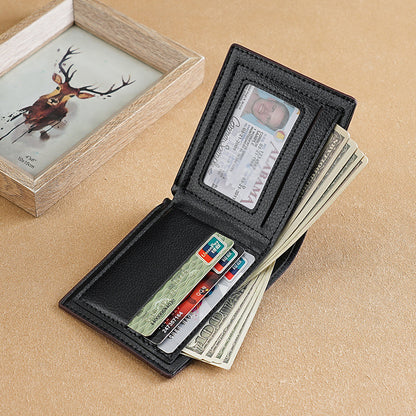 Men?s Bifold PU Leather Wallet