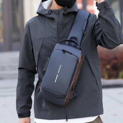 Mens Security Crossbody Bag with Password Lock