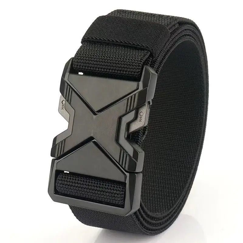 Mens Automatic Buckle Stretch Belt