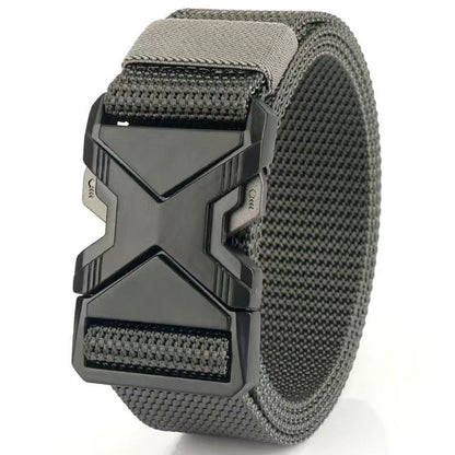 Mens Automatic Buckle Stretch Belt