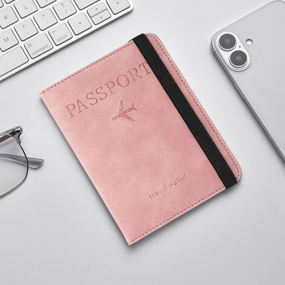 Passport Cover, Anti-Skimming Protective Sleeve for ID Cards and Bank Cards