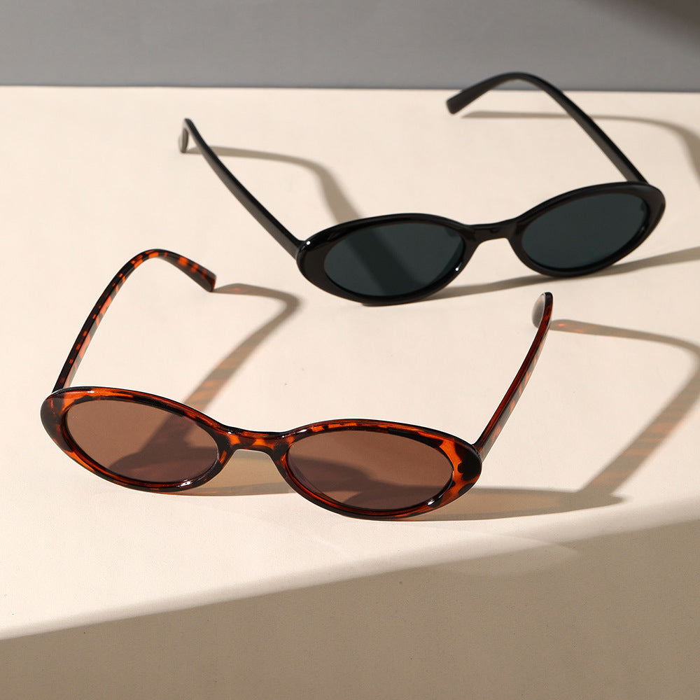 Retro Oval Sunglasses