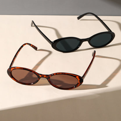 Retro Oval Sunglasses