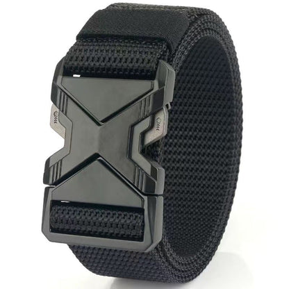 Mens Automatic Buckle Stretch Belt