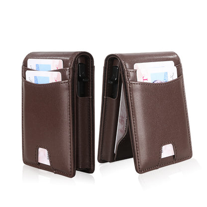 Metal Anti-Theft Credit Card Holder Automatic Wallet