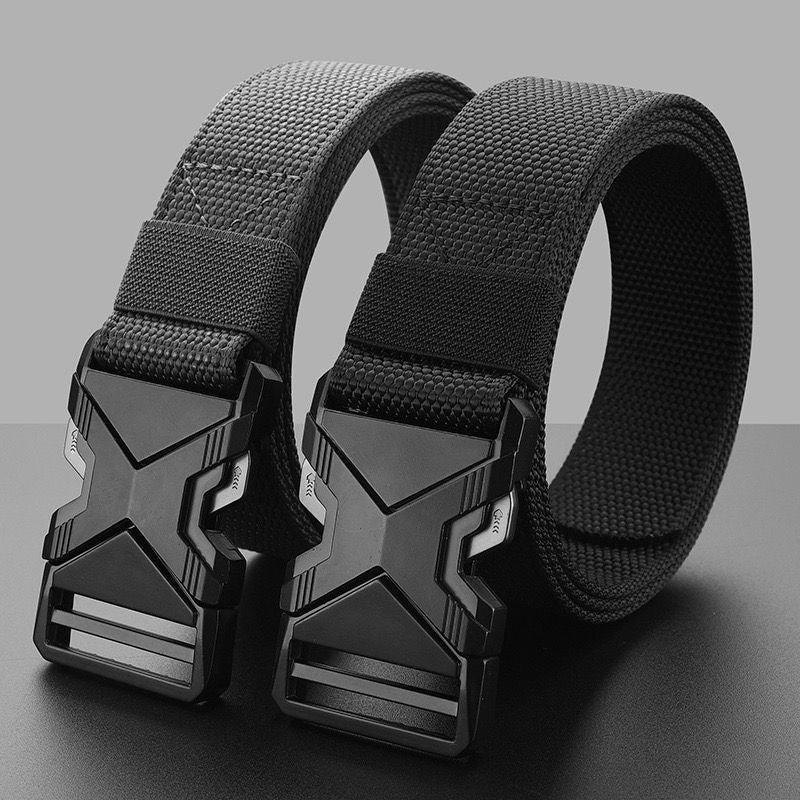Mens Automatic Buckle Stretch Belt