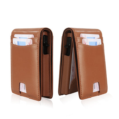 Metal Anti-Theft Credit Card Holder Automatic Wallet