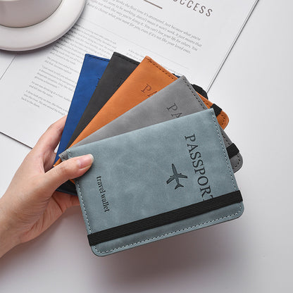 Passport Cover, Anti-Skimming Protective Sleeve for ID Cards and Bank Cards