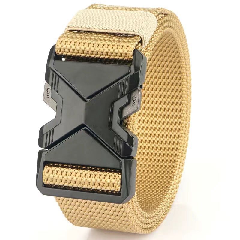 Mens Automatic Buckle Stretch Belt
