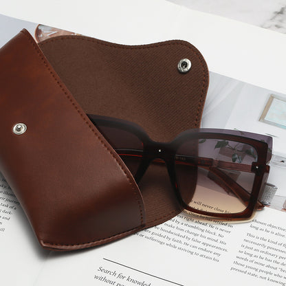 Leather Sunglasses Eyeglass Case