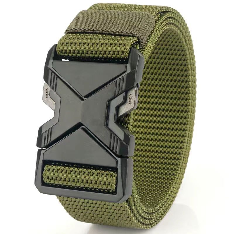 Mens Automatic Buckle Stretch Belt