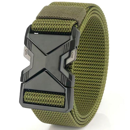 Mens Automatic Buckle Stretch Belt