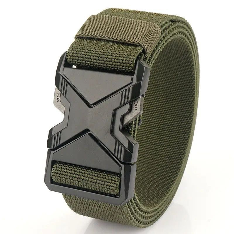 Mens Automatic Buckle Stretch Belt
