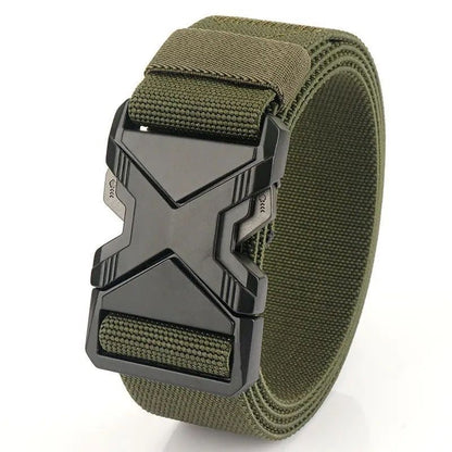 Mens Automatic Buckle Stretch Belt