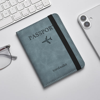 Passport Cover, Anti-Skimming Protective Sleeve for ID Cards and Bank Cards
