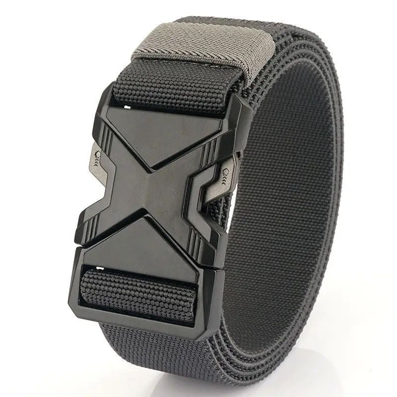 Mens Automatic Buckle Stretch Belt