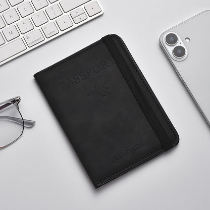 Passport Cover, Anti-Skimming Protective Sleeve for ID Cards and Bank Cards