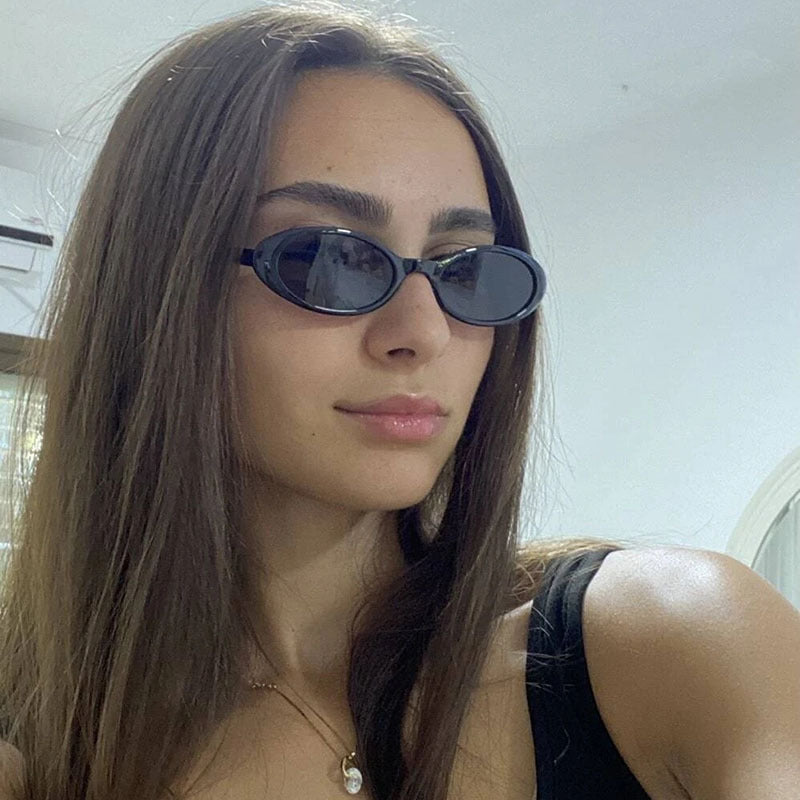 Retro Oval Sunglasses
