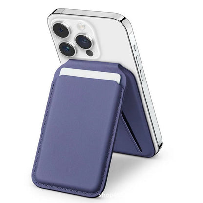 Magnetic Card Holder with Stand for iPhone