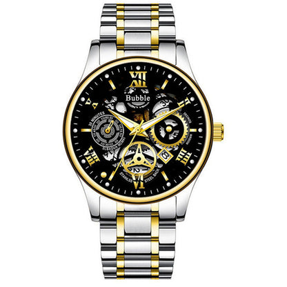 Automatic Quartz Hollow Retro Mens Watch