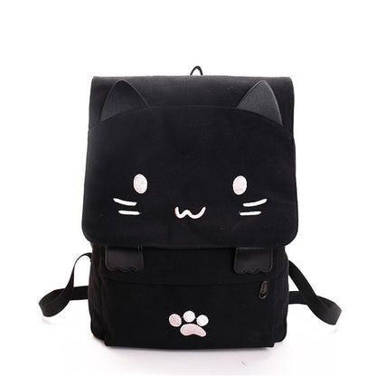 Cute 3D Cat Large Capacity Backpack