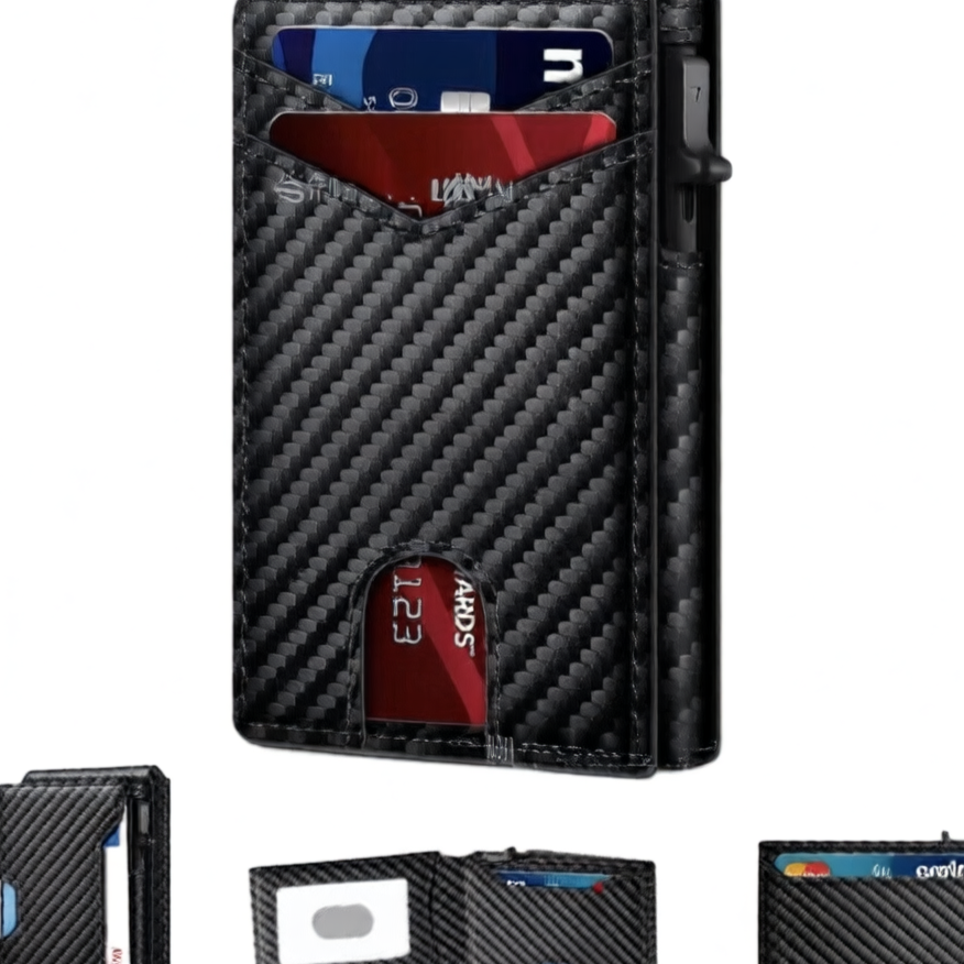 Mens Tactical RFID Blocking Bifold Wallet