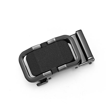 Mens Genuine Leather Automatic Buckle Business Belt